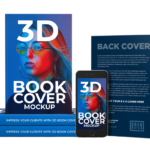 3d book cover